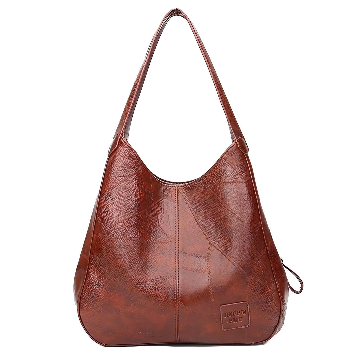Damen Vintage Handtaschen Set Leder Braun - Norvielle