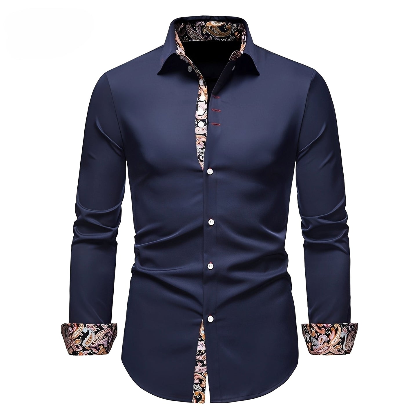 Adrien Herren Langarmhemd Elegant