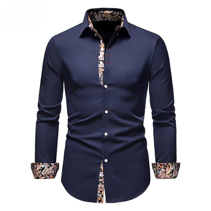 Adrien Herren Langarmhemd Elegant