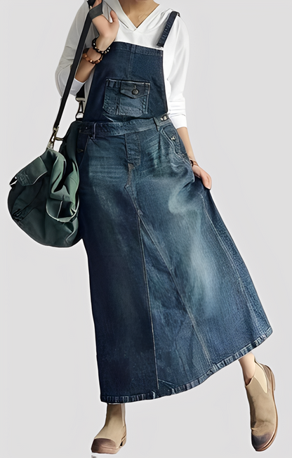 Katya Damen Overall Jeans