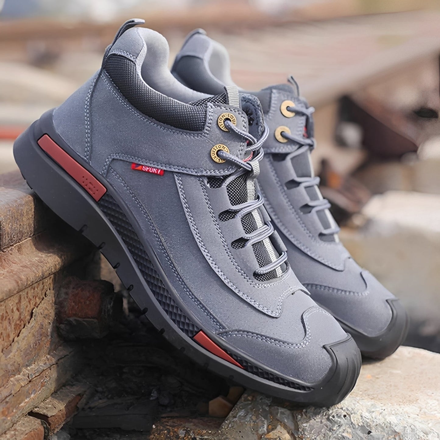 Herren Wanderschuhe Wasserdicht Stahlkappe
