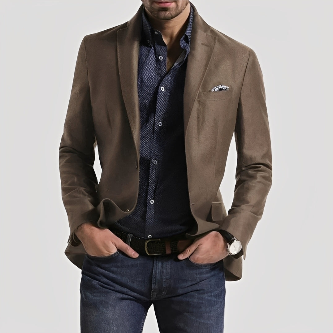 Herren Blazer Zwei-Knopf-Verschluss Elegantes Design