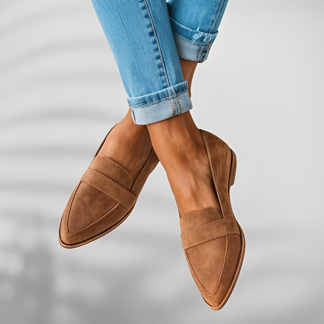 Damen Pumps mit Spitzenschuh Kappe
