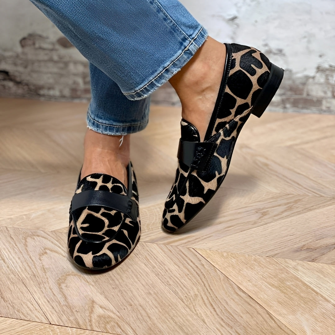 Damen Mokassins Elegantes Musterdesign