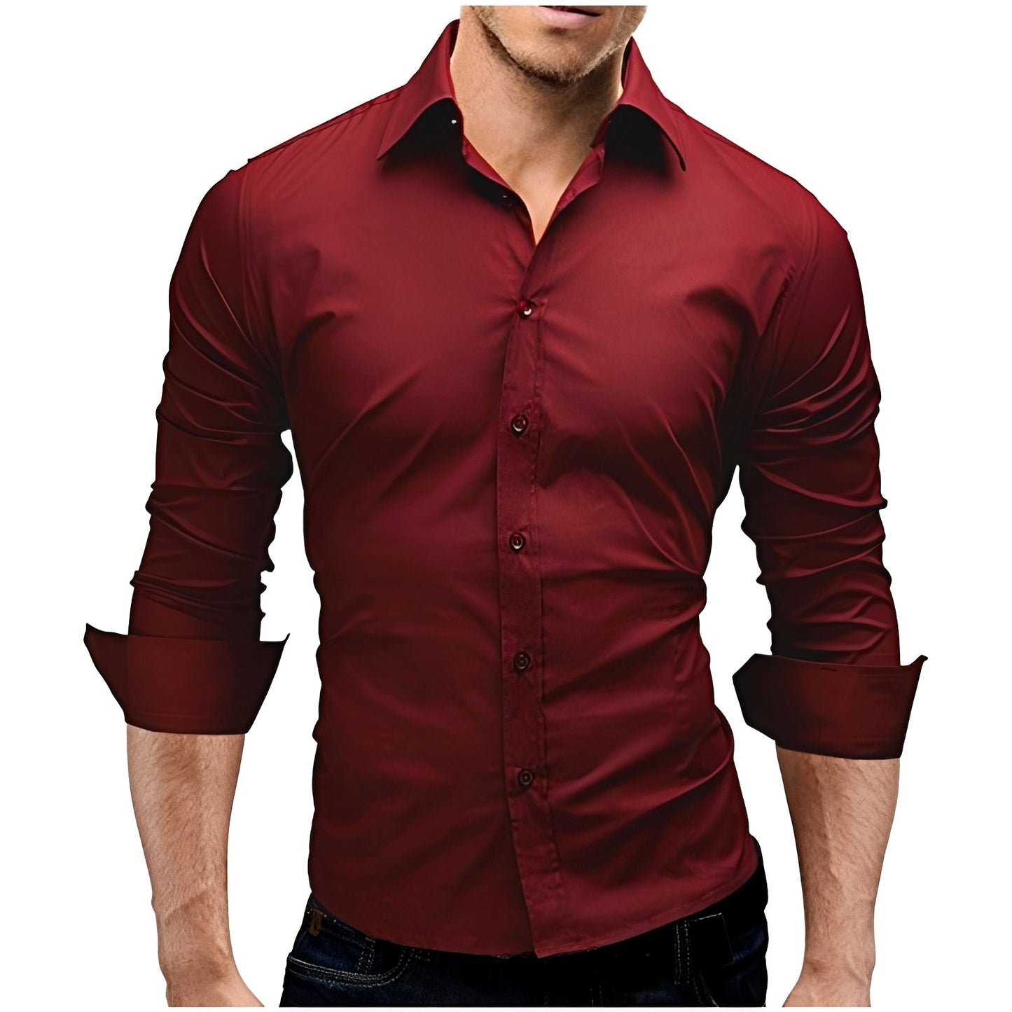 Lucas Herren Slim Fit Hemd