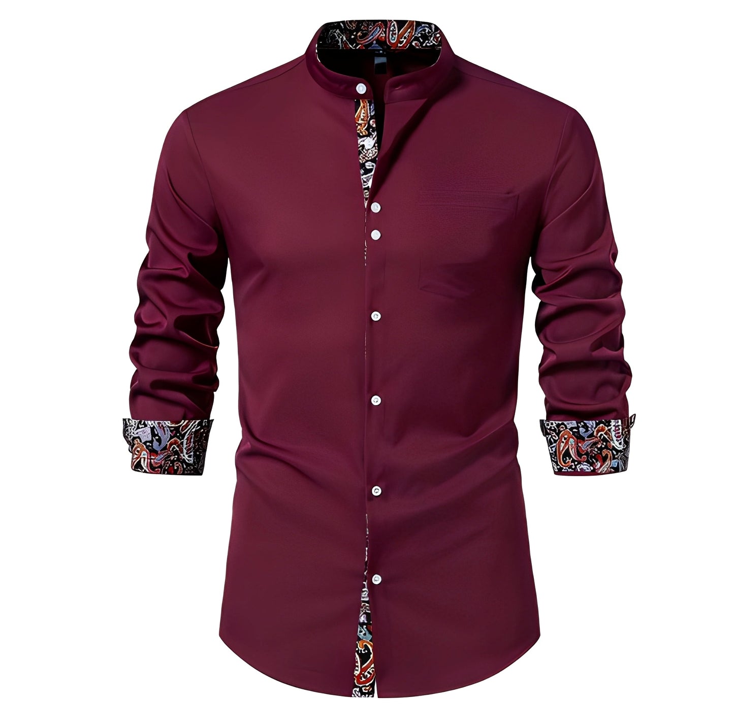 Adrien Herren Langarmhemd Elegant