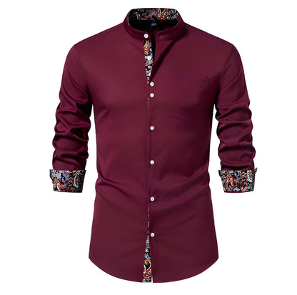 Adrien Herren Langarmhemd Elegant