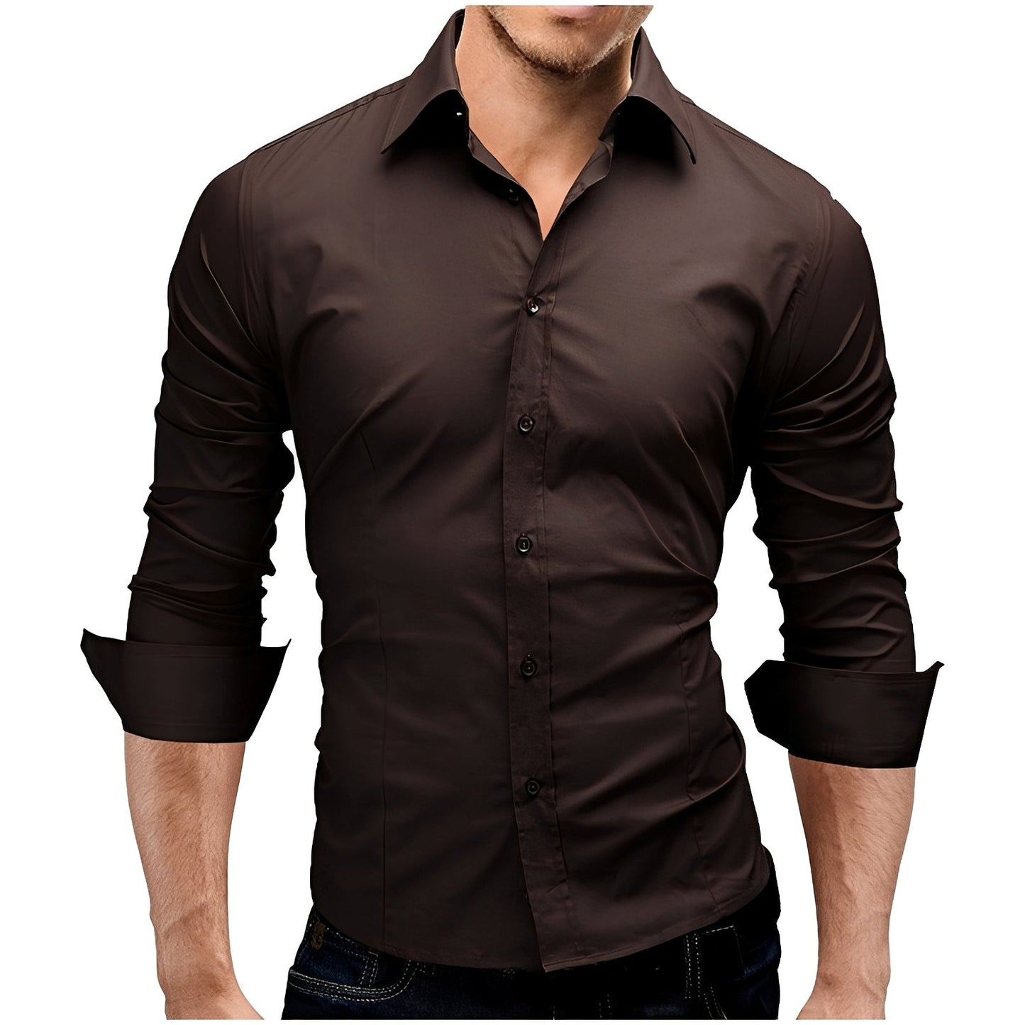 Lucas Herren Slim Fit Hemd