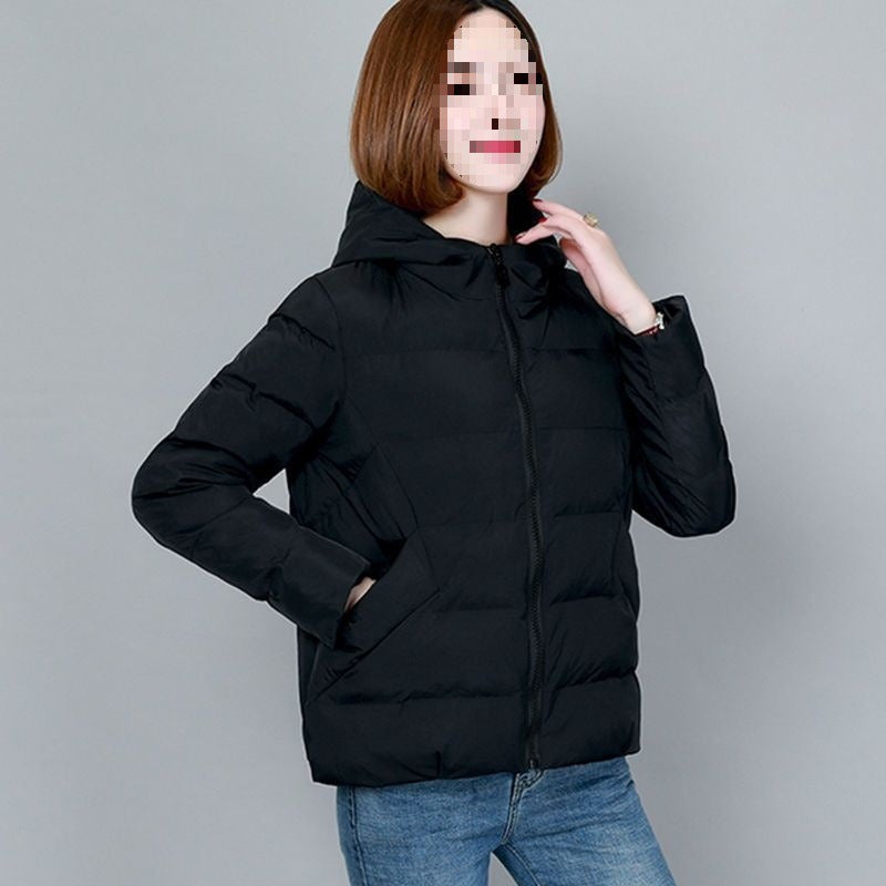 Damen Winterjacke mit Kapuze und Reißverschluss - Norvielle