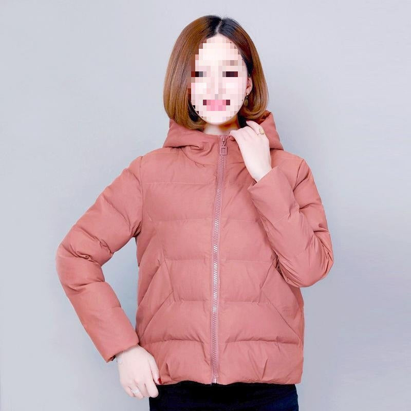 Damen Winterjacke mit Kapuze und Reißverschluss