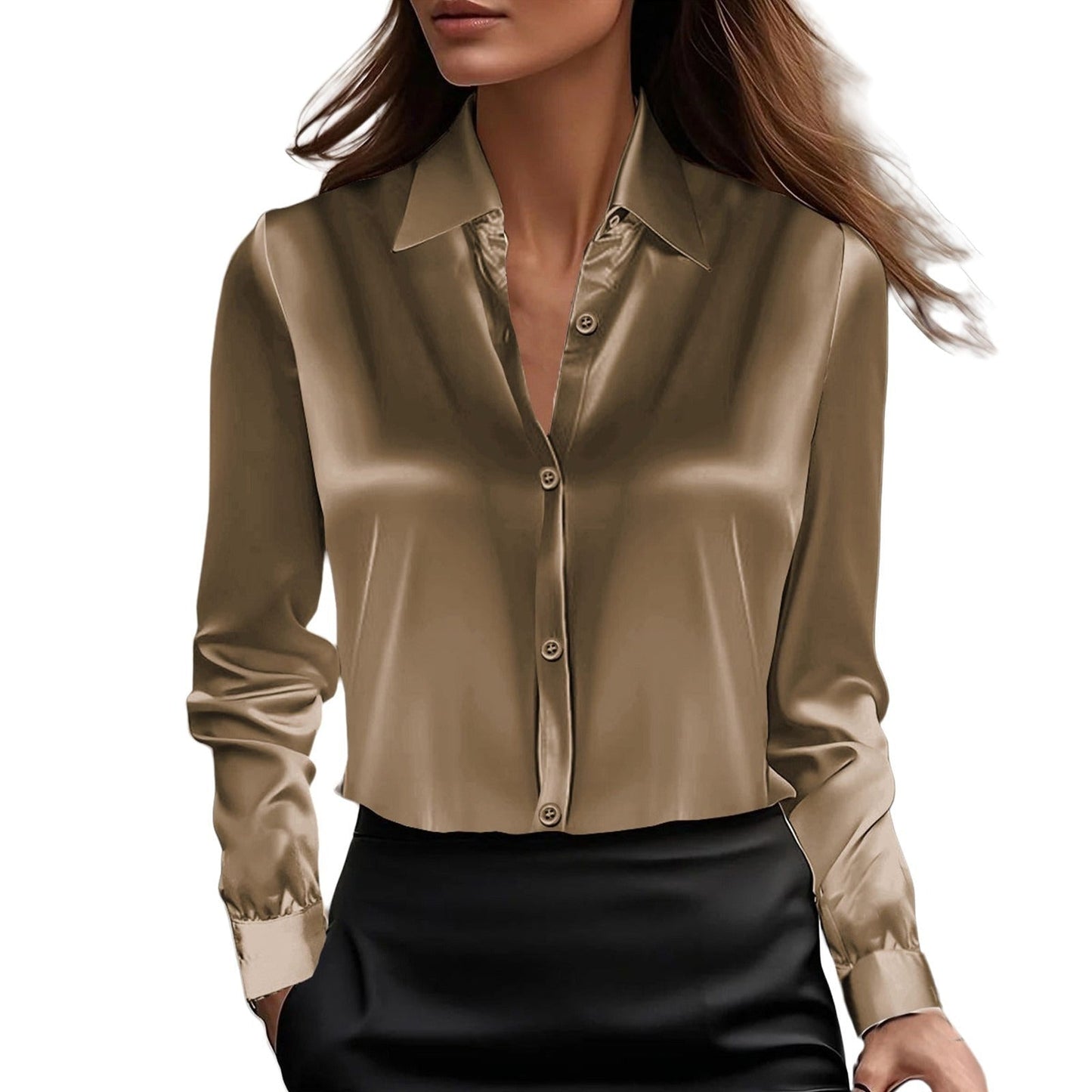 Damen Bluse Elegantes Design Zeitlos Weiß