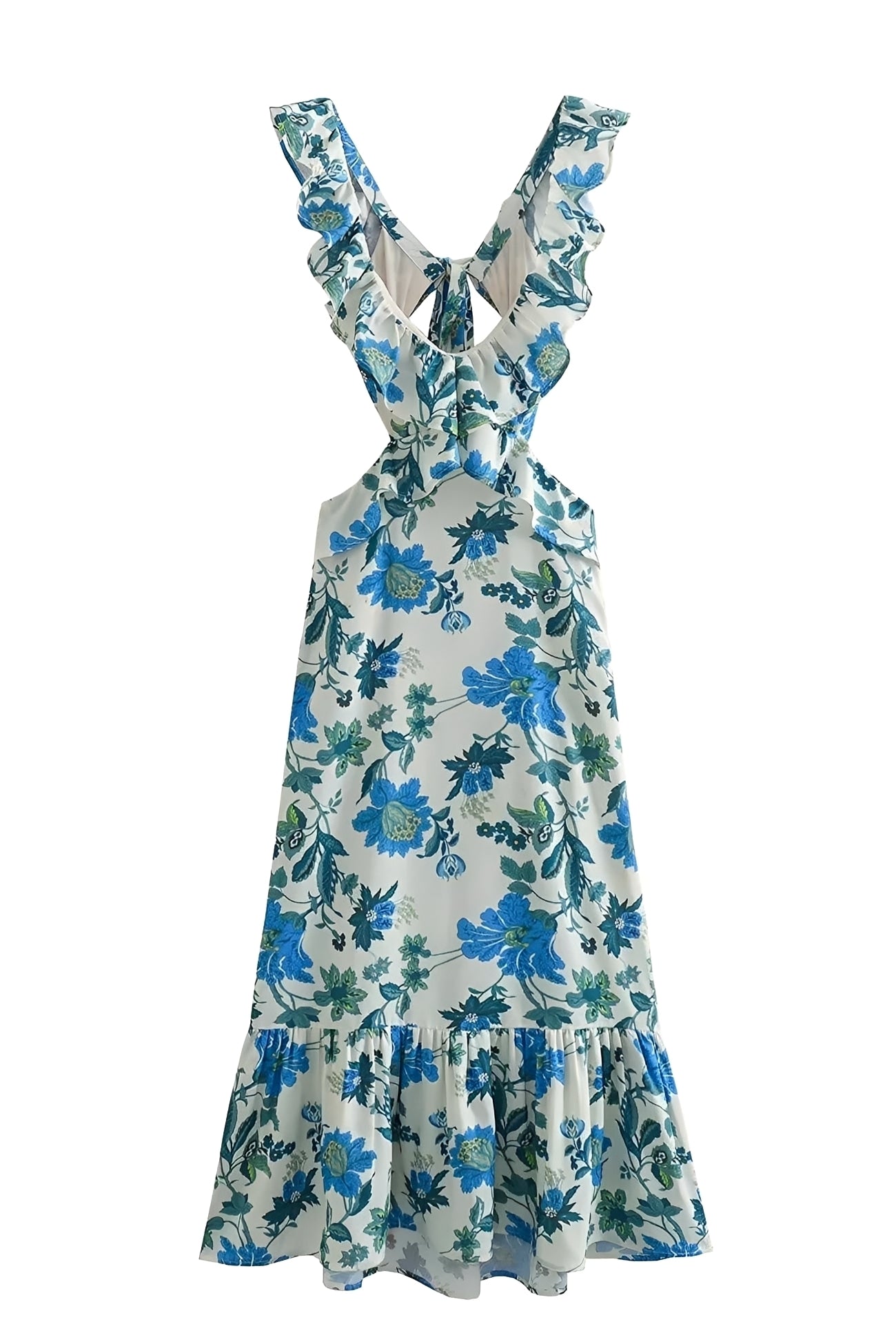 Sasha Damen Rückenfreies Maxikleid