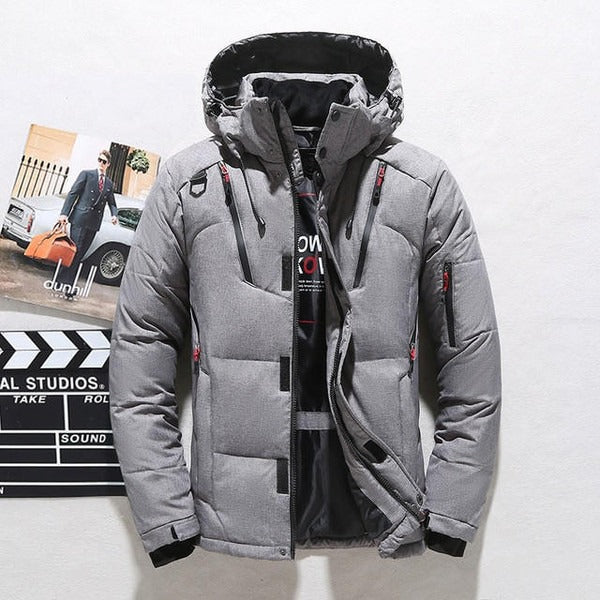 Daunenjacke Damen Wasserabweisend Gequiltet Mit Kapuze
