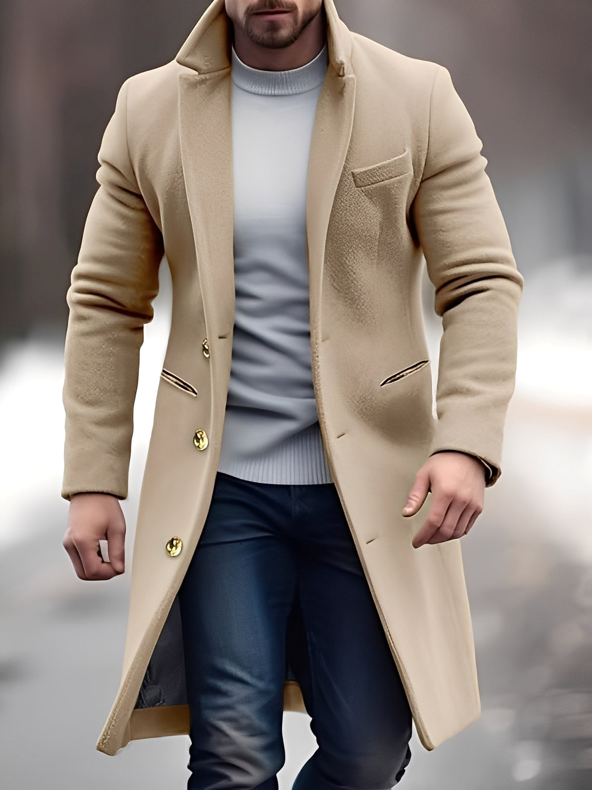 Herren Winterjacke Warm Adrian