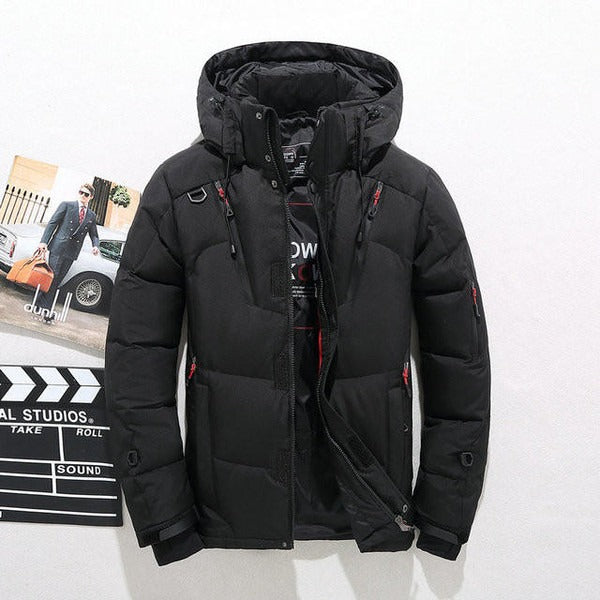 Daunenjacke Damen Wasserabweisend Gequiltet Mit Kapuze