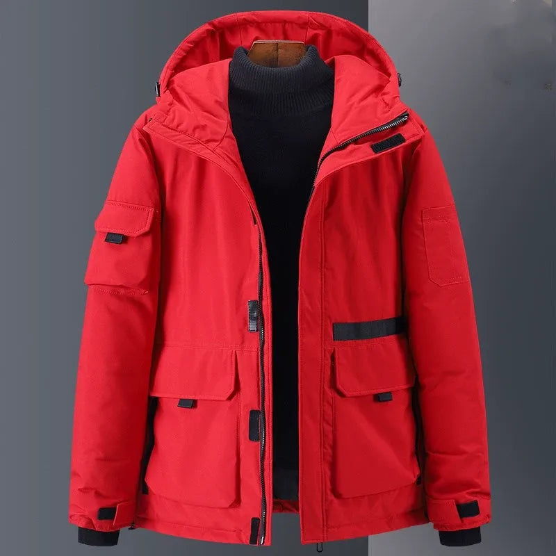 Daunenjacke Damen Relaxed Fit Mit Kapuze Isoliert Wasserabweisend