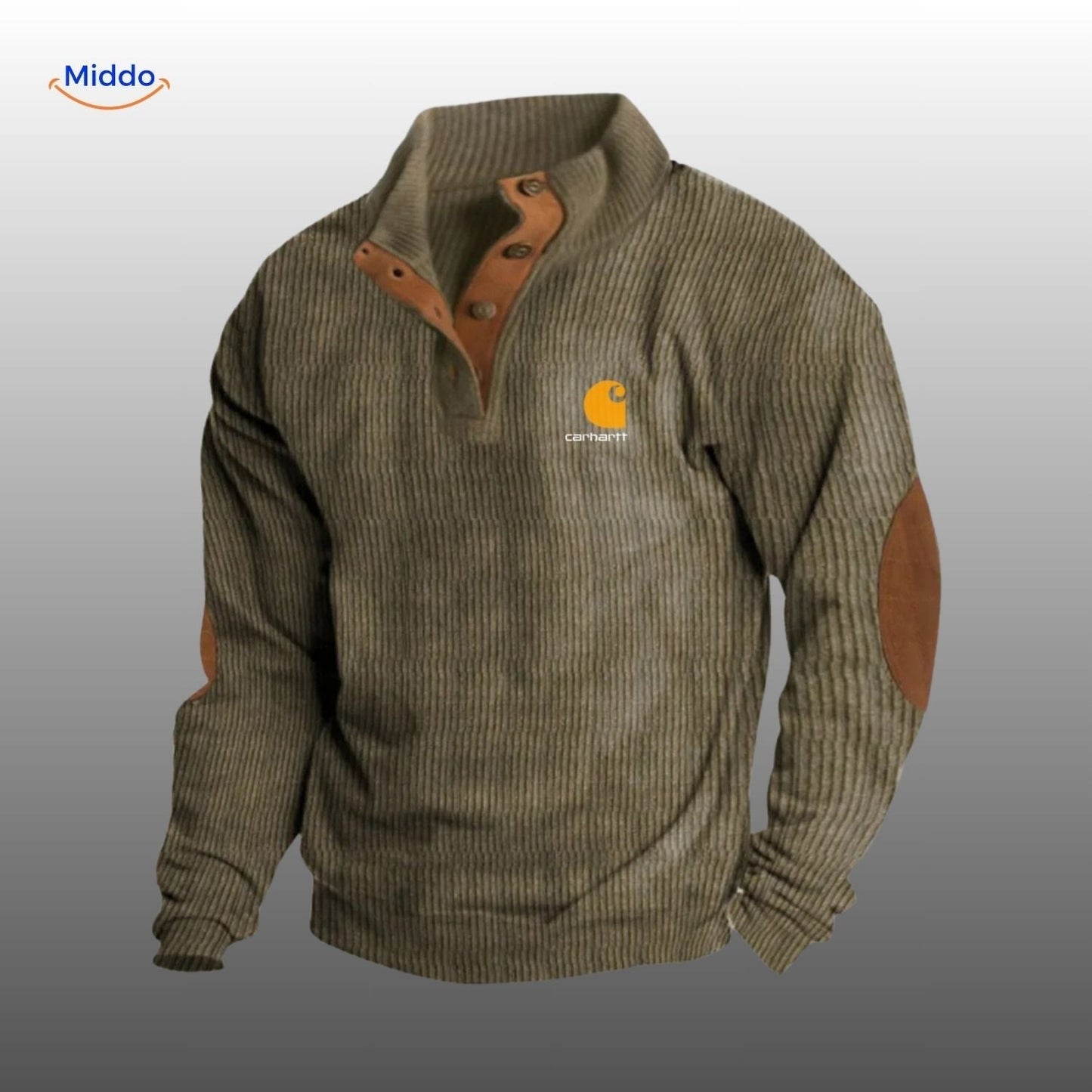 Herren Corduroy Pullover Bequem Stilvoll