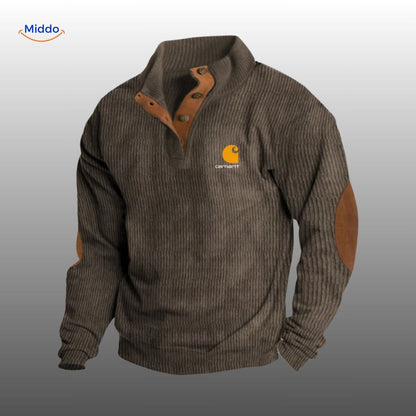 Herren Corduroy Pullover Bequem Stilvoll