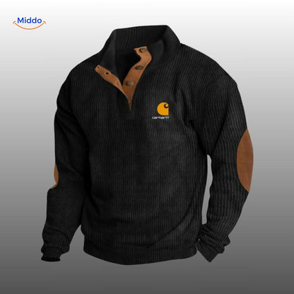 Herren Corduroy Pullover Bequem Stilvoll