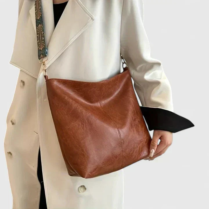 Damen Schultertasche Einzigartiger Stil Leder