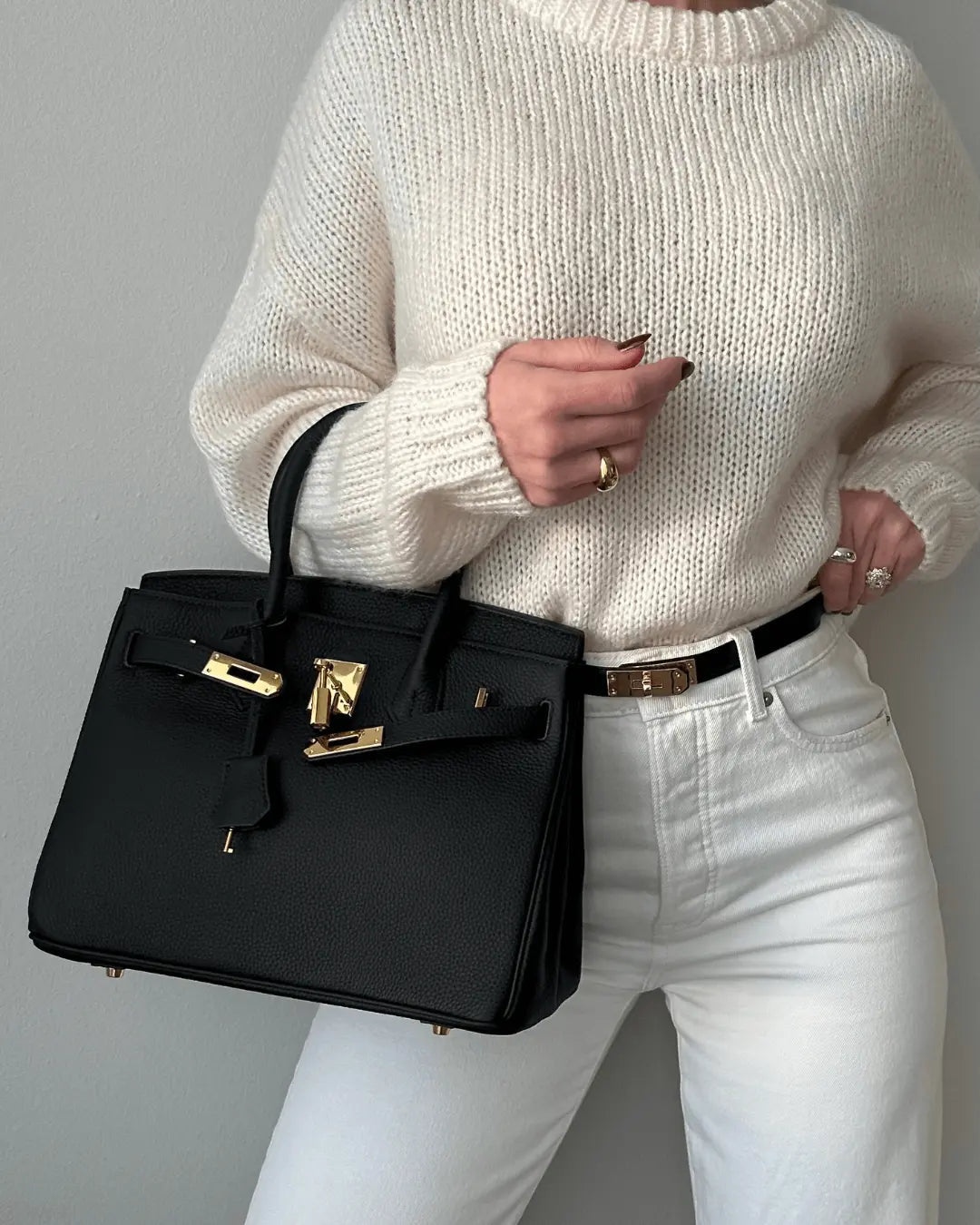 Isabella Damenhandtasche Echtes Leder Elegant