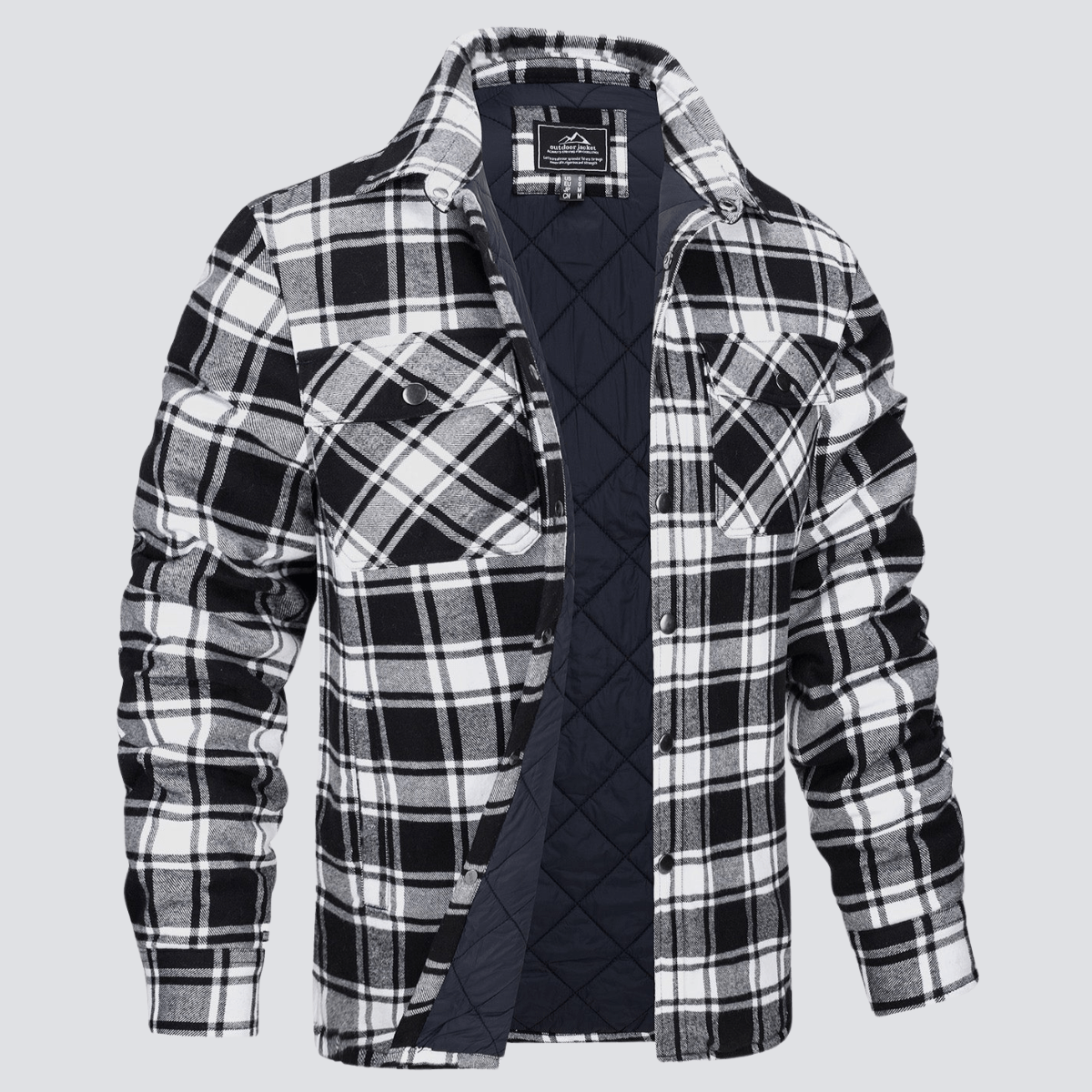 Norvielle Herren Flanelljacke Stilvoll