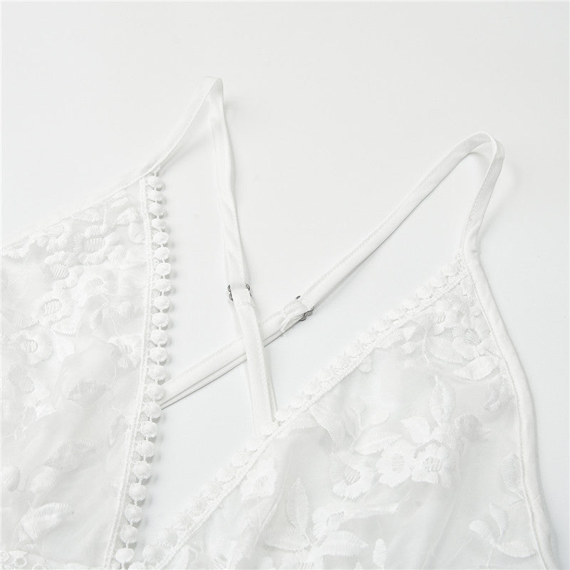 Elegantes Damen Sommerkleid Weiß
