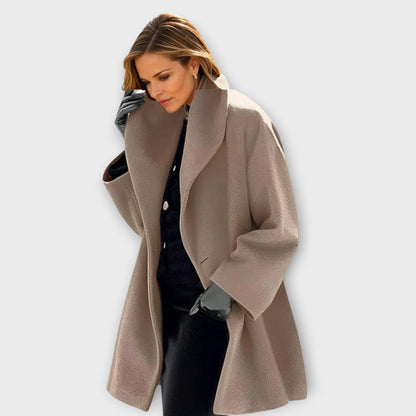 Damen Oversized Wintermantel Modern