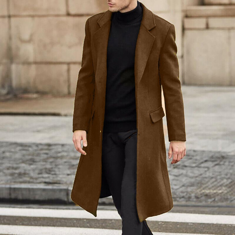 Herren Wintermantel Wärmend Elegant