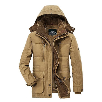 Herren Winterjacke Archer Woll gefüttert
