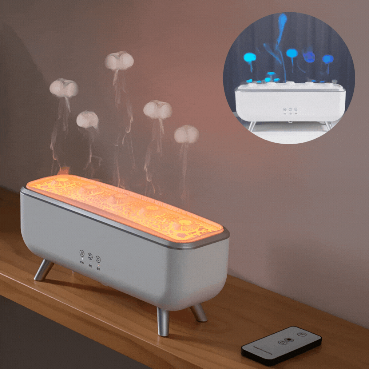 LED Aroma Diffuser Farbwechsel Fernbedienung - Norvielle