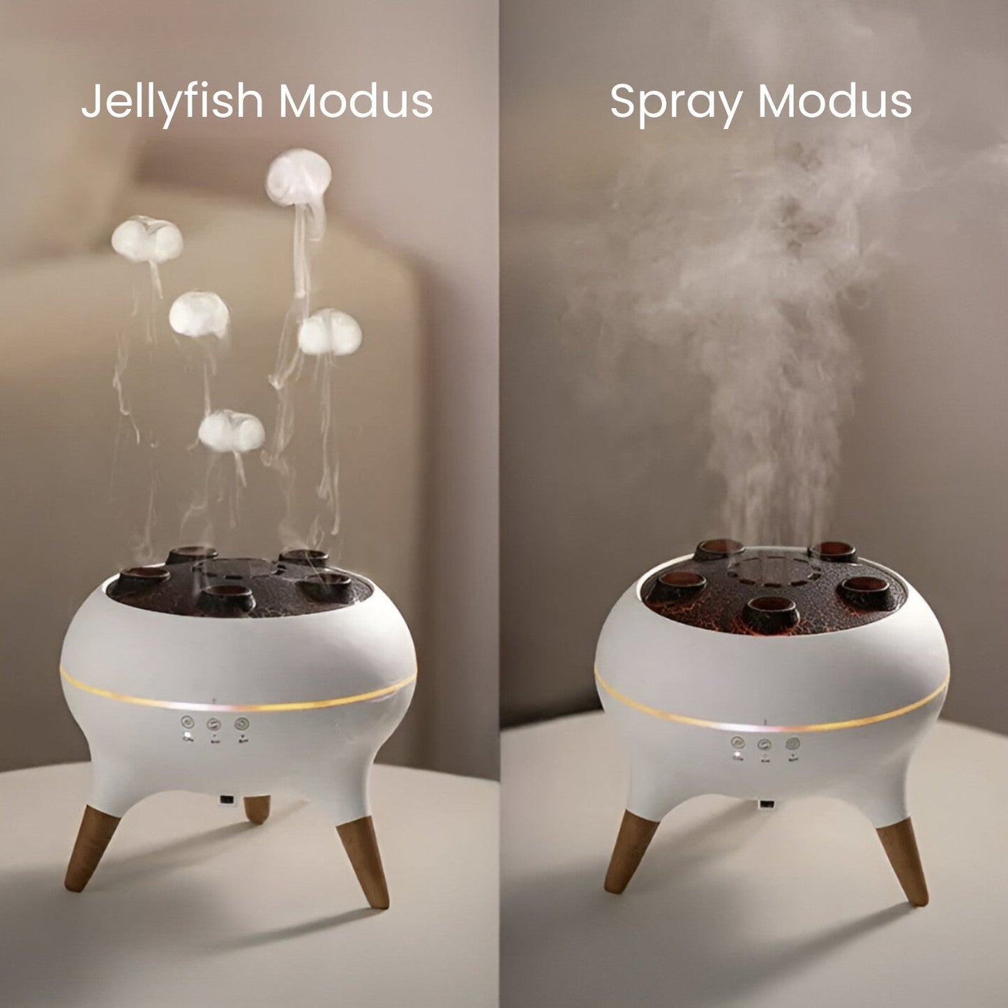 Luftbefeuchter Aroma Diffusor LED-Licht Timer