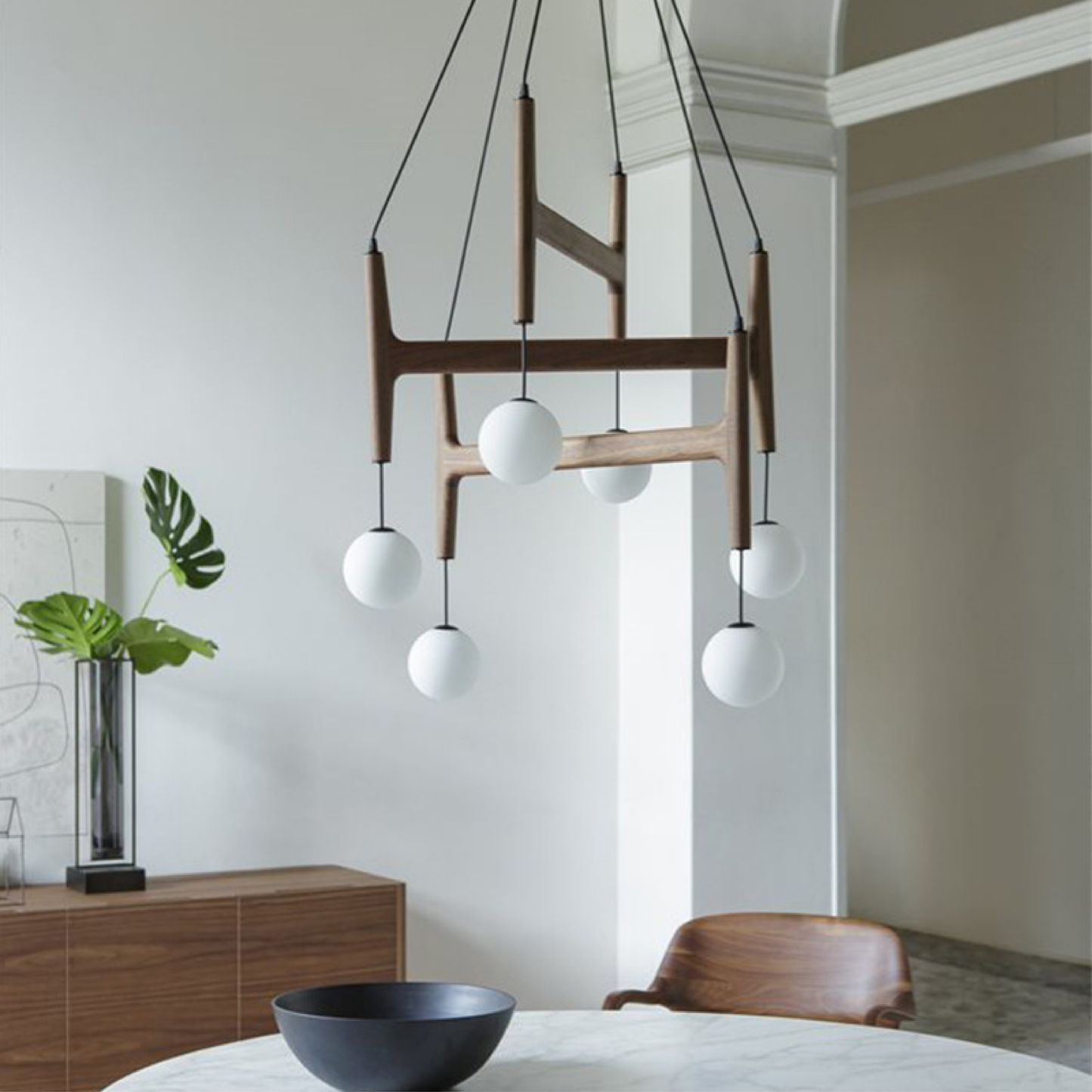 Rethatic Pendelleuchte Metall Modern Weiss