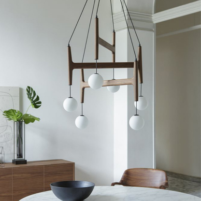 Rethatic Pendelleuchte Metall Modern Weiss