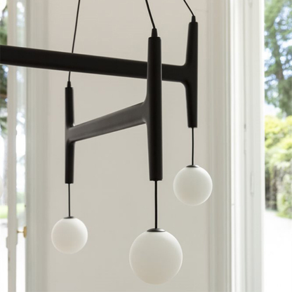 Rethatic Pendelleuchte Metall Modern Weiss