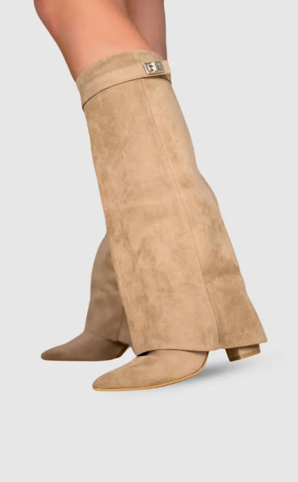 Damen Stiefel Elegantes Design Komfort Schwarz - Norvielle