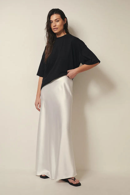 Damen A-Linie Rock Maxi-Länge - Norvielle