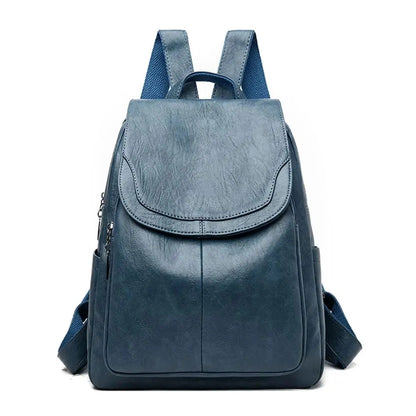 Leder Rucksack Anti-Diebstahl Sicherheitsrucksack