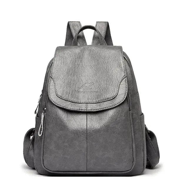 Leder Rucksack Anti-Diebstahl Sicherheitsrucksack