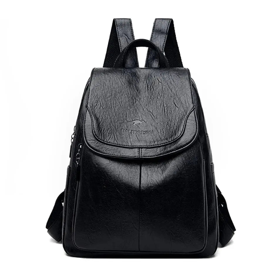 Leder Rucksack Anti-Diebstahl Sicherheitsrucksack
