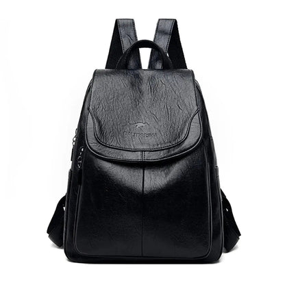 Leder Rucksack Anti-Diebstahl Sicherheitsrucksack