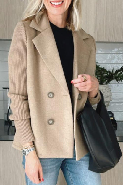 Damen Blazer Strickärmel