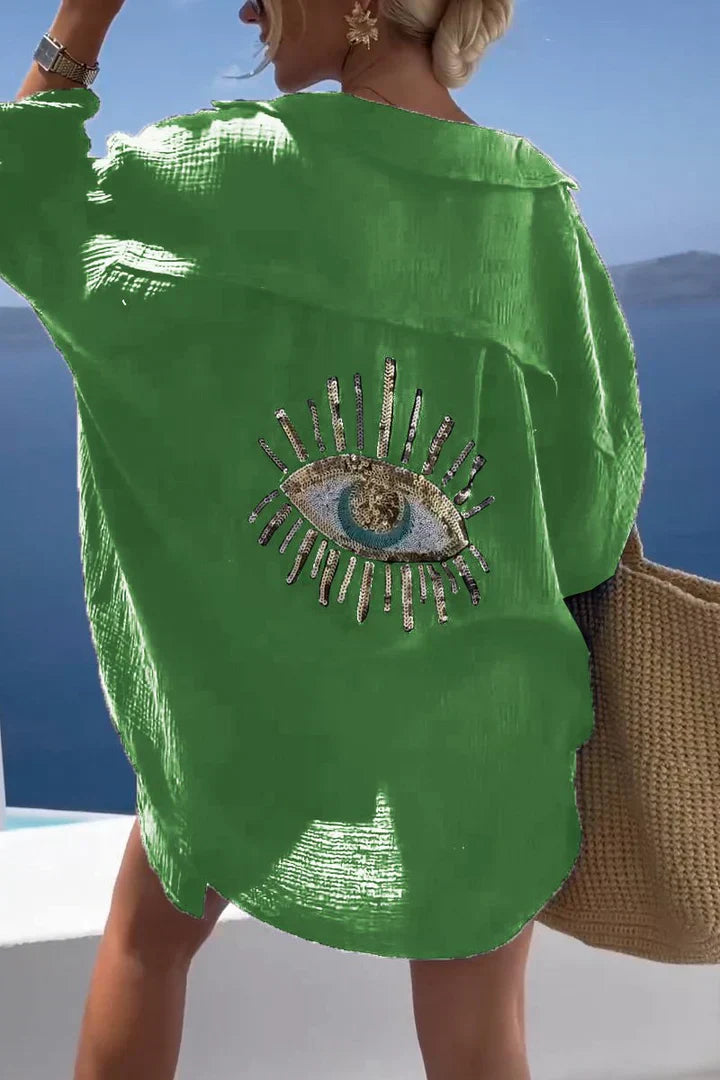 Übergroßes Herren Shirt aus Baumwolle