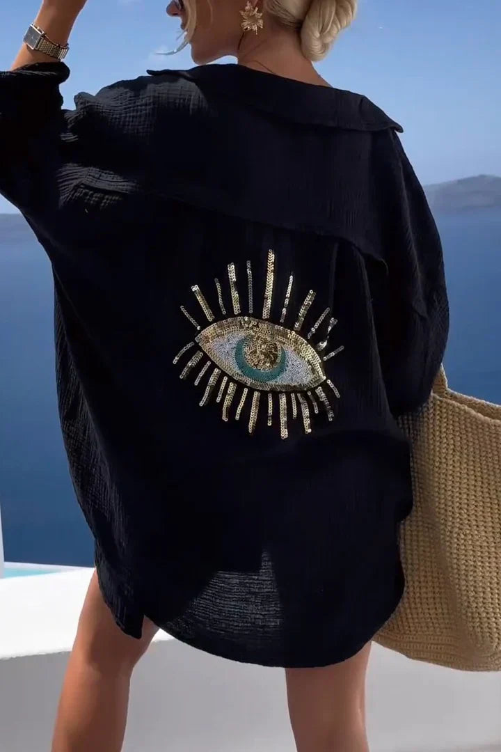 Übergroßes Herren Shirt aus Baumwolle