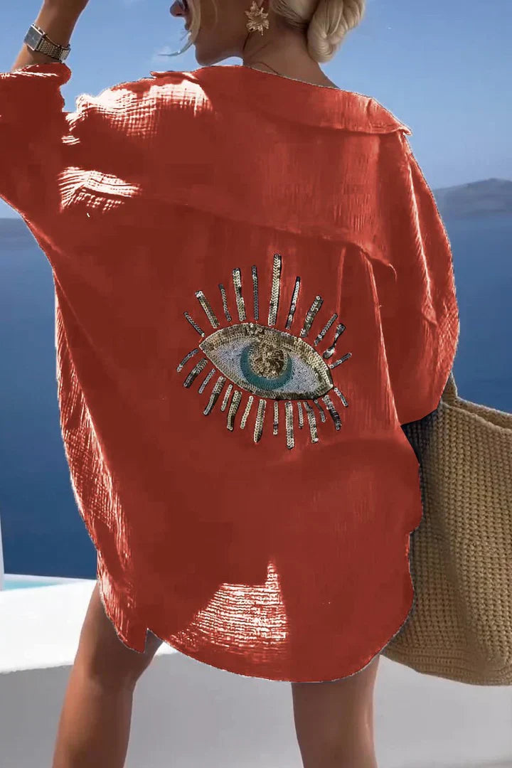 Übergroßes Herren Shirt aus Baumwolle