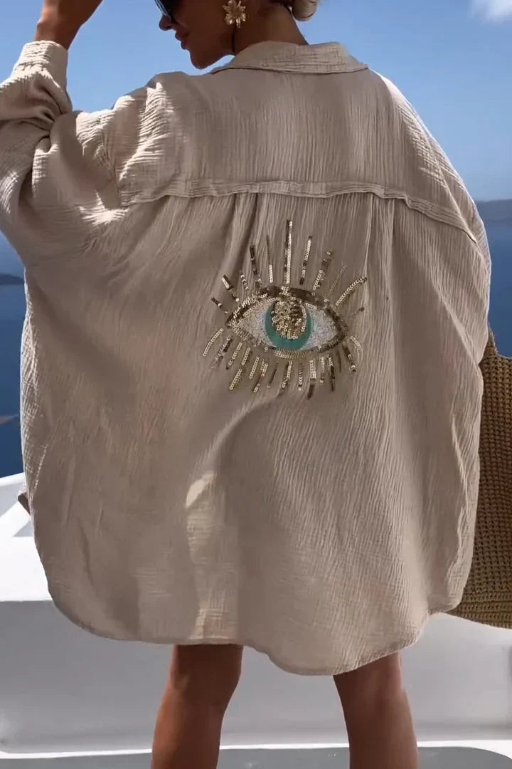 Übergroßes Herren Shirt aus Baumwolle