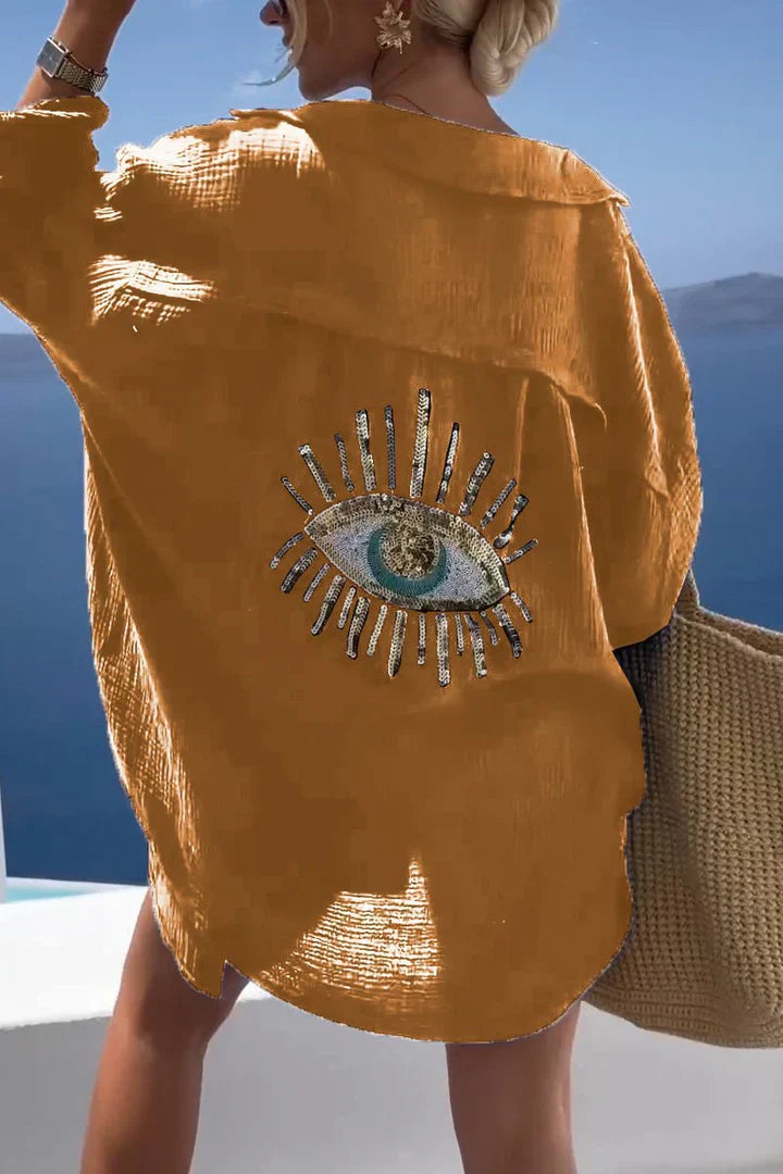 Übergroßes Herren Shirt aus Baumwolle