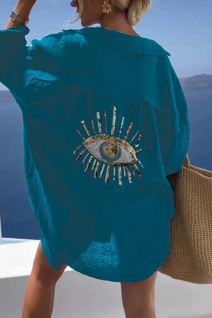 Übergroßes Herren Shirt aus Baumwolle