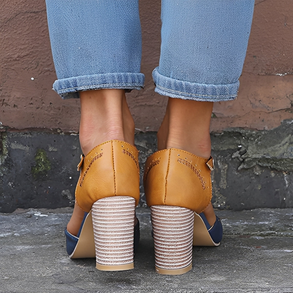 Damen Absatzschuhe Ausgewogene Höhe
