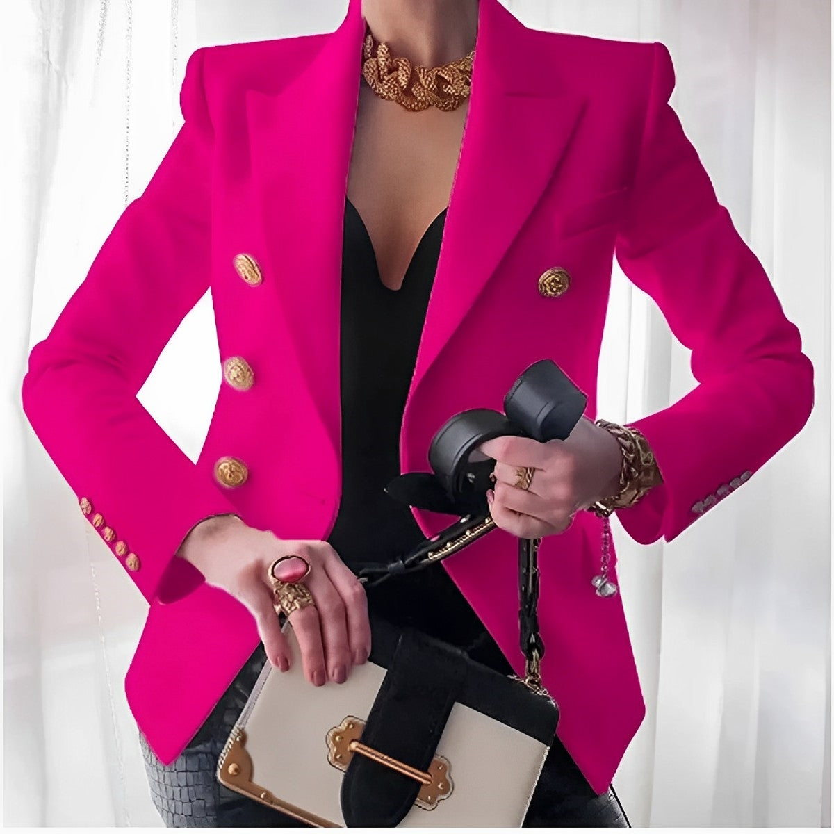 Eleganter Damen Blazer aus Wolle